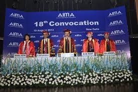 Convocation All India Management Association (AIMA) in New Delhi