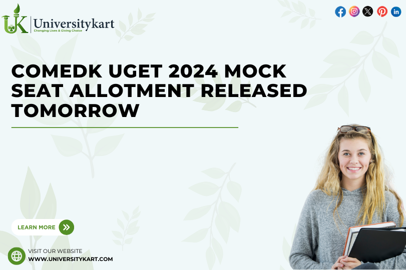 COMEDK UGET 2024 Mock Seat Allotment Released 