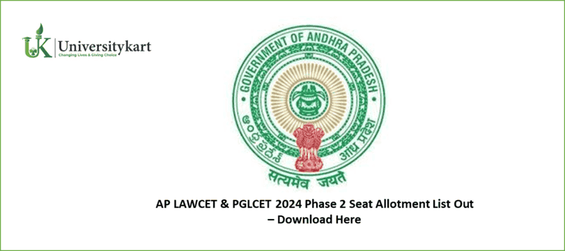 AP LAWCET & PGLCET 2024 Phase 2 Seat Allotment List