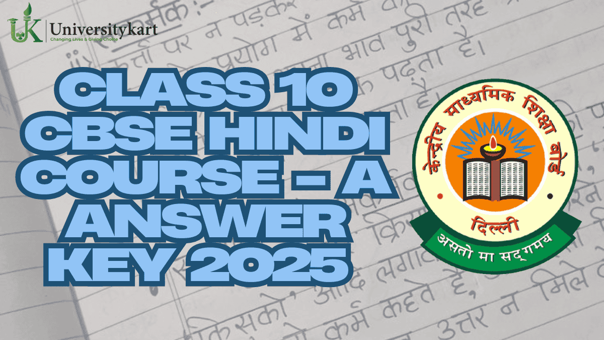 CBSE Class 10 Hindi-A Answer Key 2025