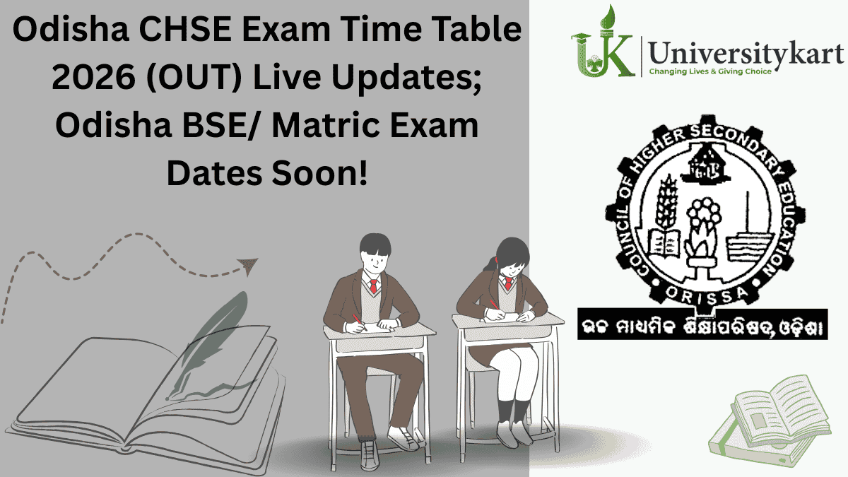Odisha CHSE Exam Time Table 2026