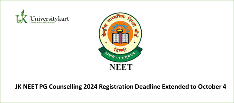 JK NEET PG Counselling 2024 Registration Deadline 