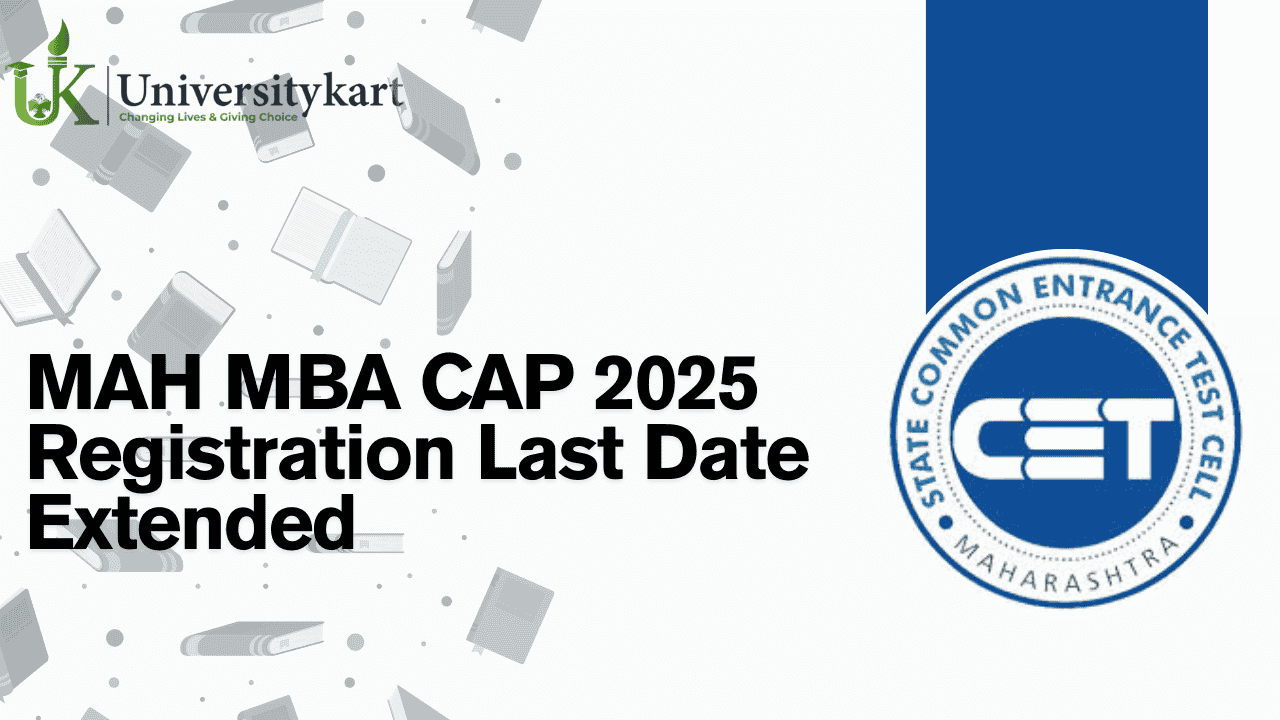 MAH MBA CAP 2025 Registration Last Date Extended