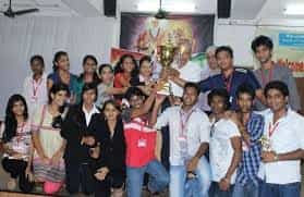 NG Acharya and Dk Marathe College of Arts Science and Commerce Photo with Prize