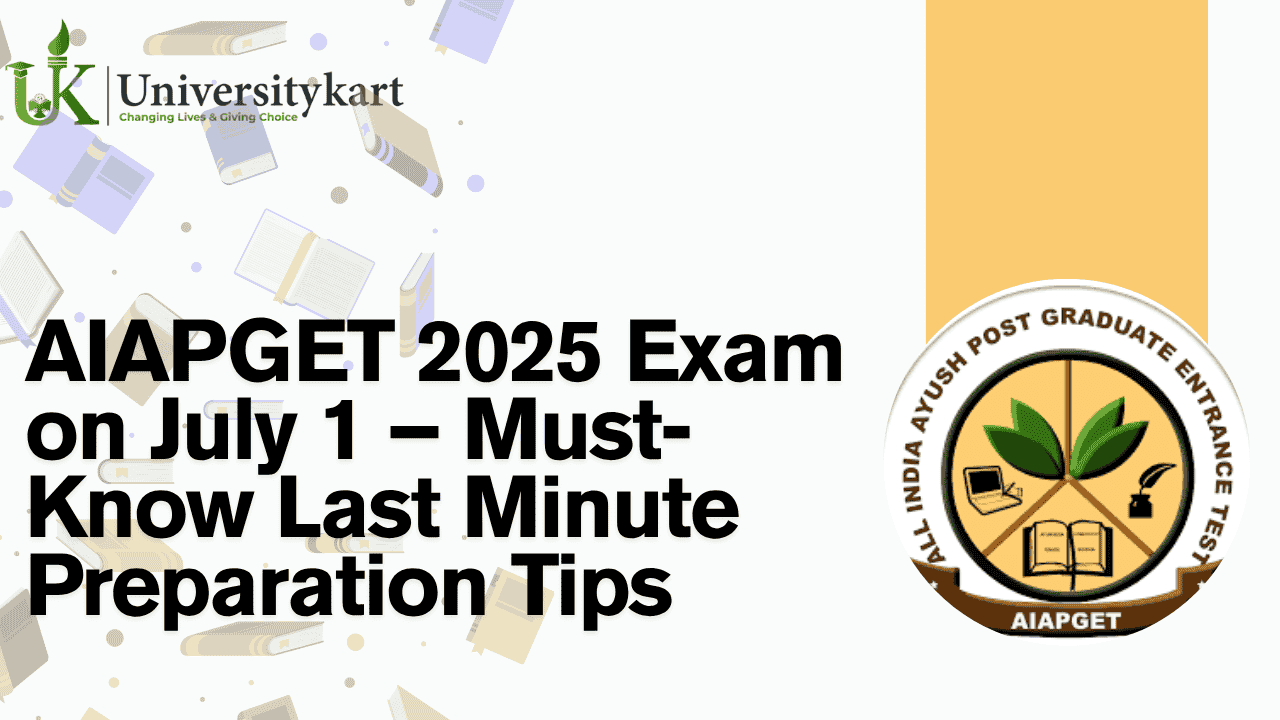 AIAPGET 2025 Exam on July 1