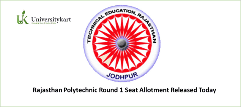 Rajasthan Polytechnic Round 1 Seat Allotment