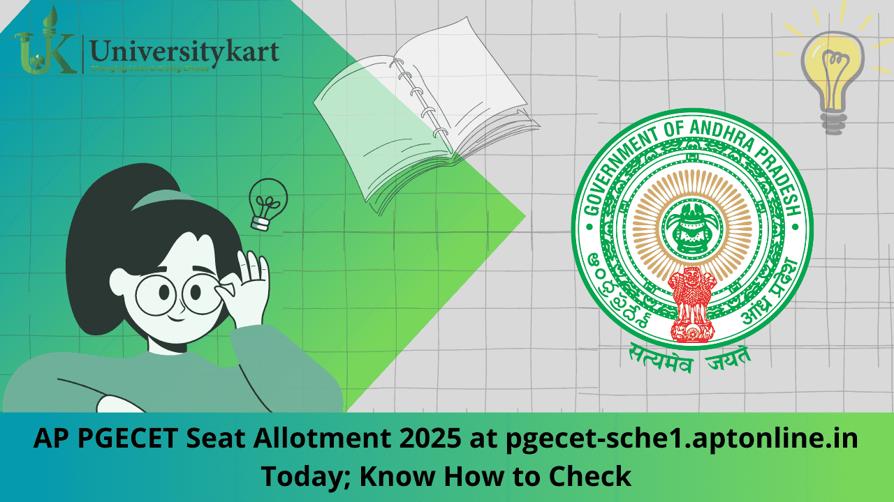 AP PGECET Seat Allotment 2025 at pgecet-sche1.aptonline.in Today