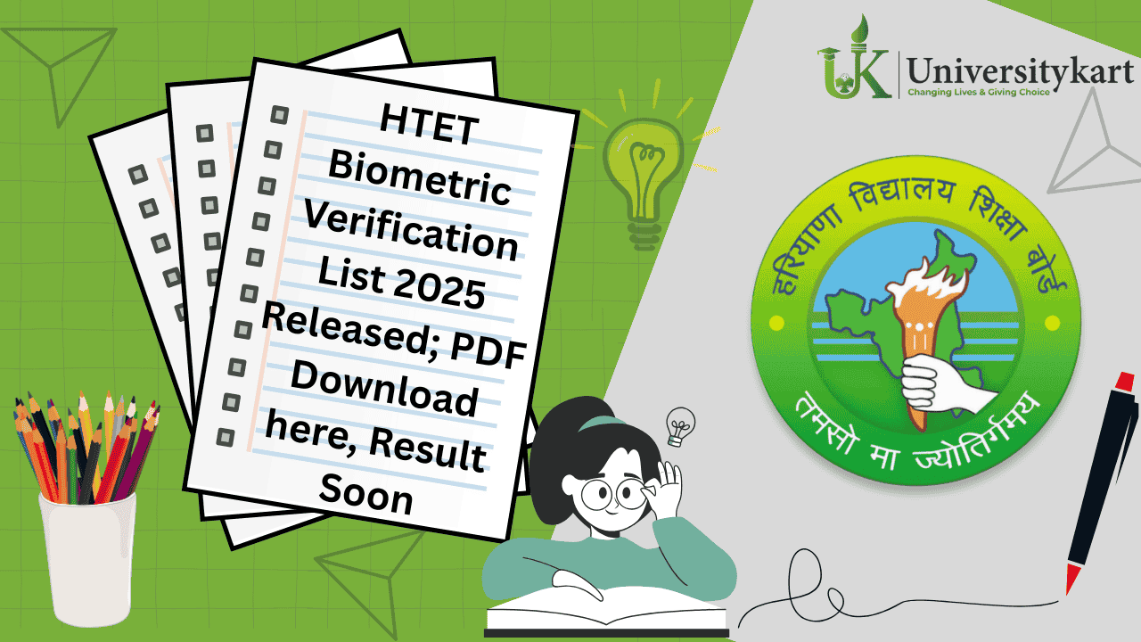 HTET Biometric Verification List 2025 Released
