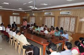 Meeting at Tamil Nadu Open University in Dharmapuri	