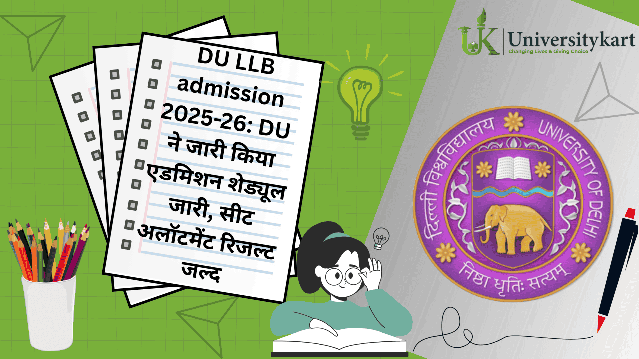 DU LLB admission 2025-26