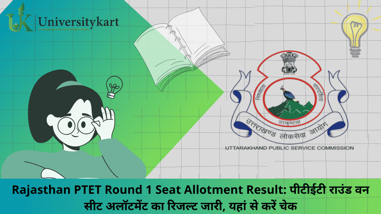 Rajasthan PTET Round 1 Seat Allotment