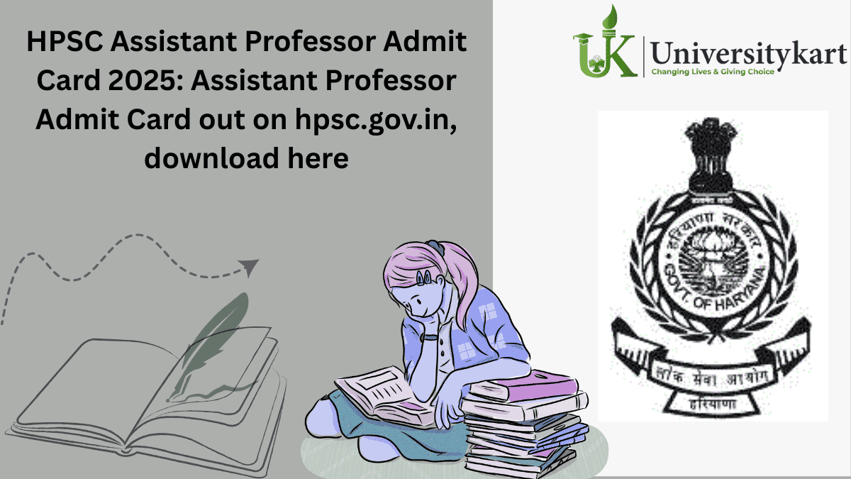 HPSC Assistant Professor Admit Card 2025 OUT