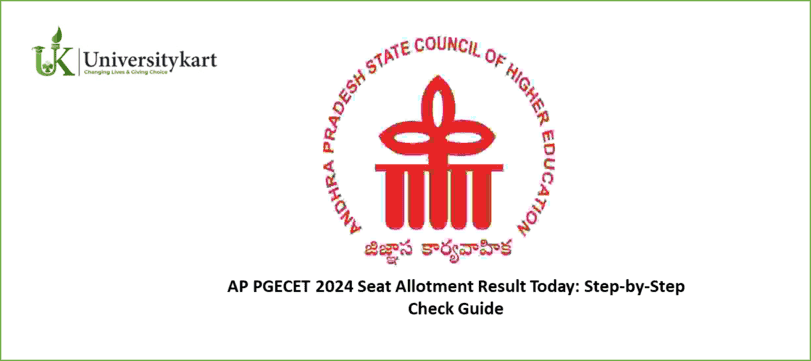 AP PGECET 2024 Seat Allotment Result Today