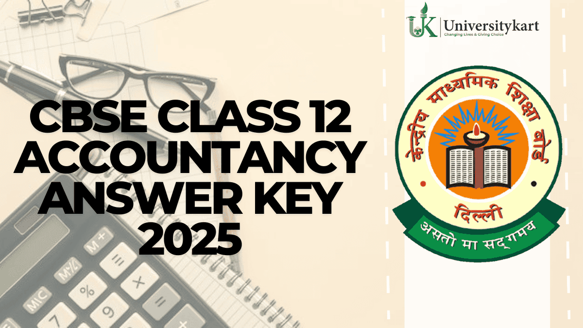 CBSE Class 12 Accountancy Answer Key 2025