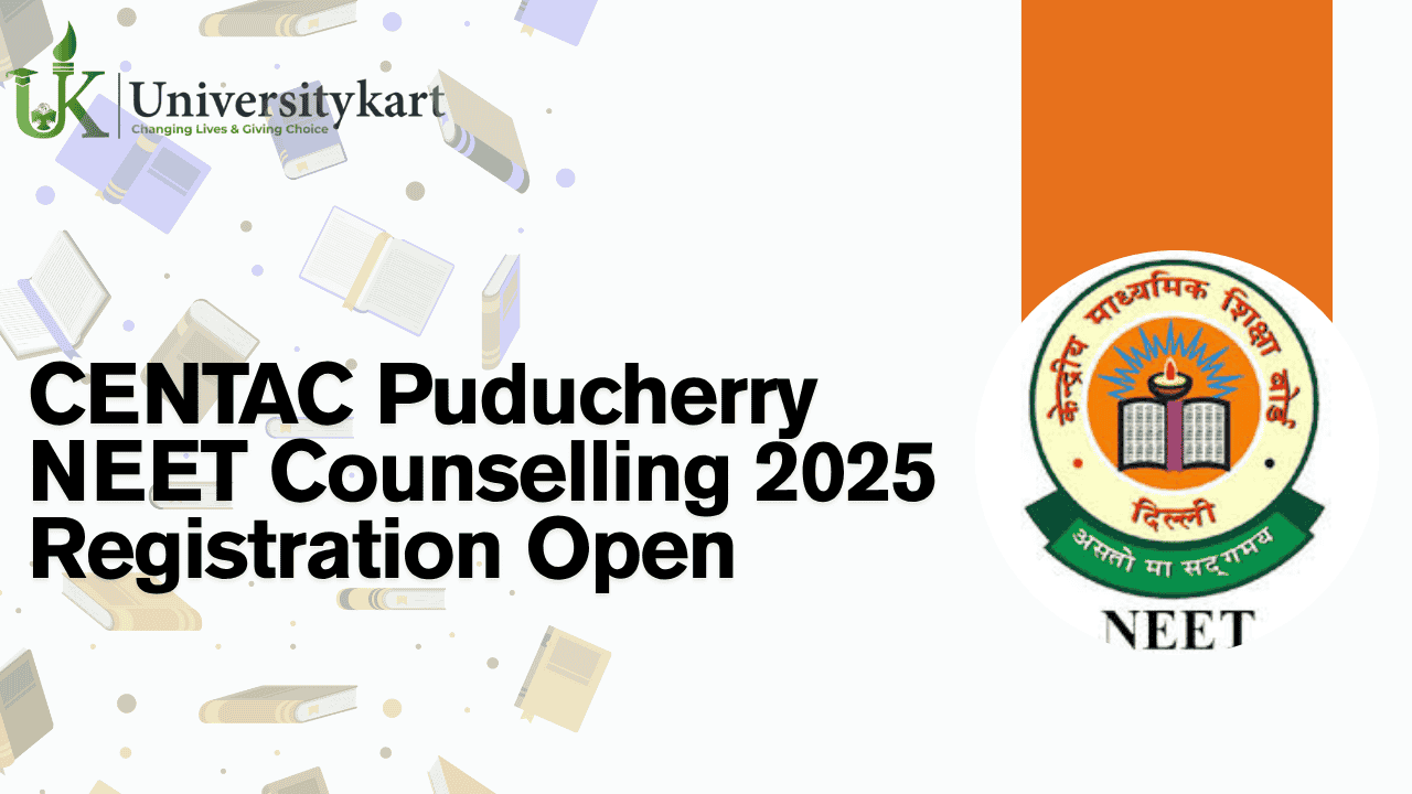 CENTAC Puducherry NEET Counselling 2025 Registration Open