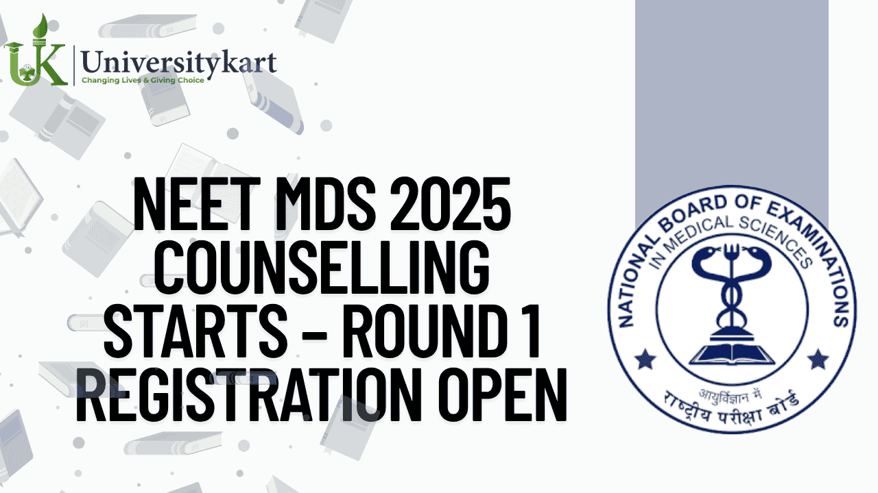 NEET MDS 2025 Counselling Starts