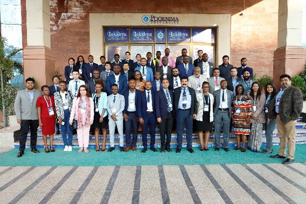 Staff Group photo Poornima University in Jaipur