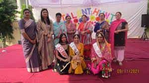 Group Photo Guru Nanak Khalsa Girls College Baba Sang Dhesian  in Jalandar