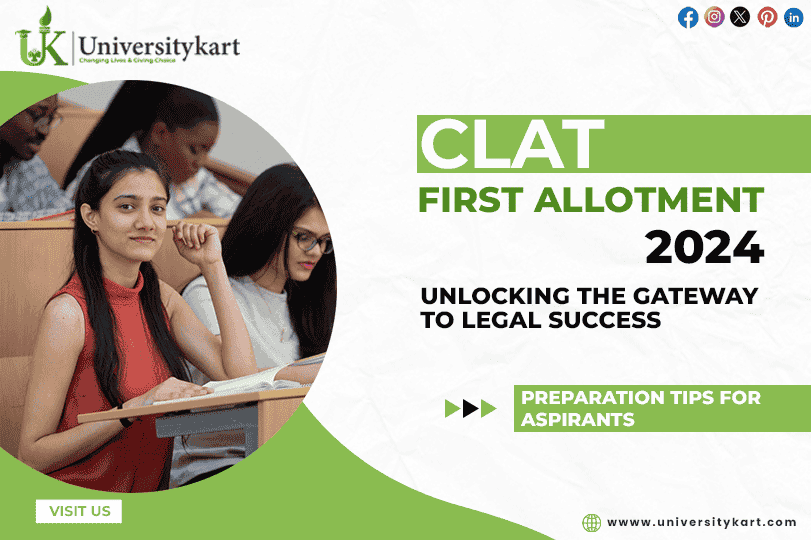CLAT First Allotment 2024
