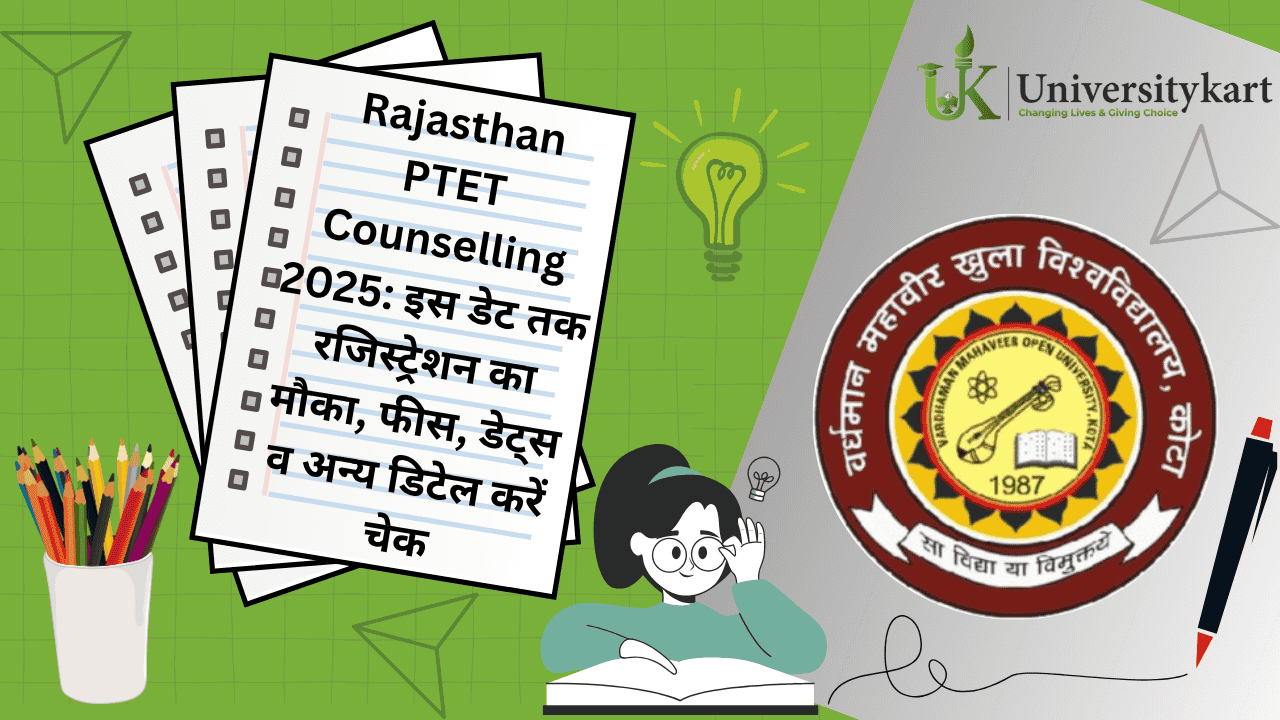 Rajasthan PTET Counselling 2025