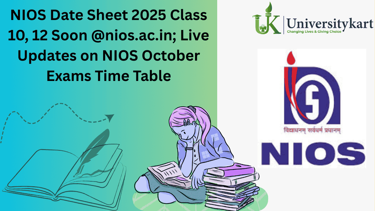 NIOS Class 10 12 Date Sheet 2025