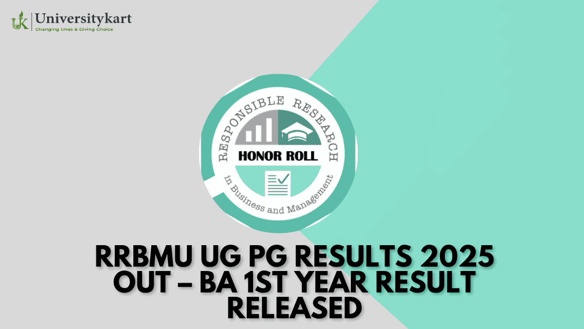 RRBMU UG PG Results 2025 Out