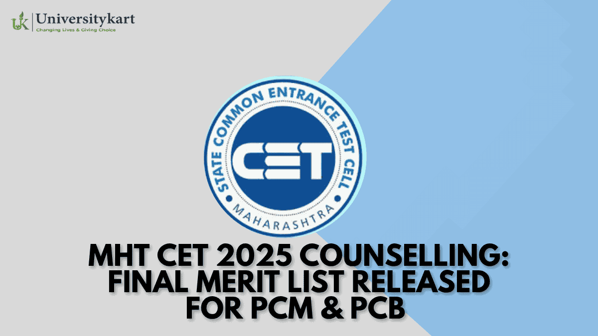 MHT CET 2025 Counselling