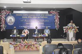 Convocation Programme Krishna Kanta Handiqui State Open University in Guwahati