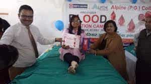 Blood DonationAlpine College of Education (ACE, Jalalabad) in Shamli