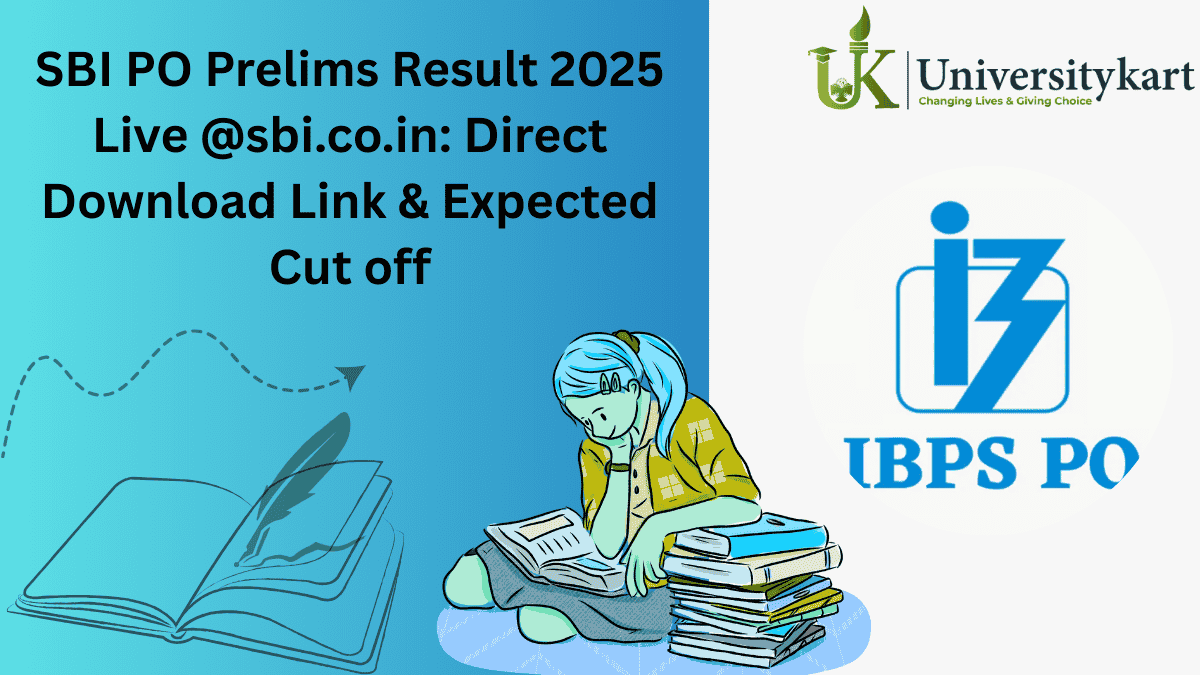 SBI PO 2025 Prelims Result Live @sbi.co.in
