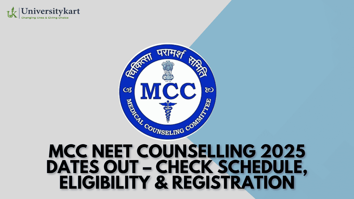 MCC NEET Counselling 2025 Dates Out