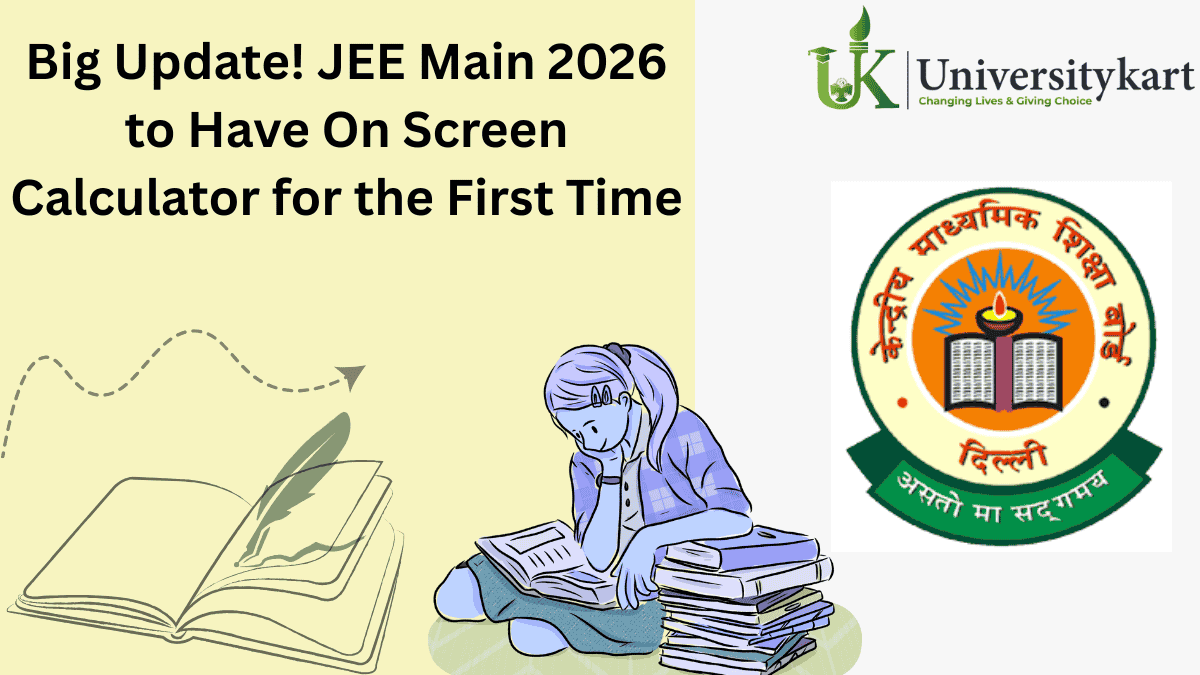 JEE Main 2026 Introduce On-Screen Calculator