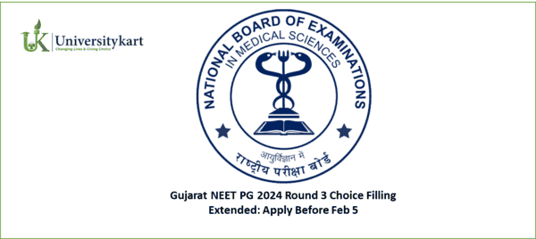 Gujarat NEET PG 2024 Round 3 Choice Filling Extended
