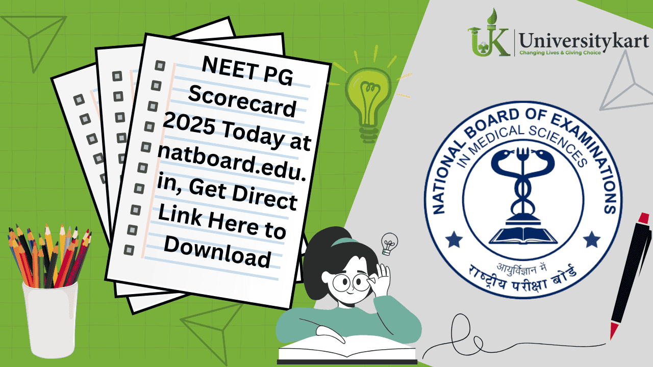 NEET PG Scorecard 2025 Today at natboard.edu.in