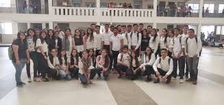 Students of SDJ International College in Surat