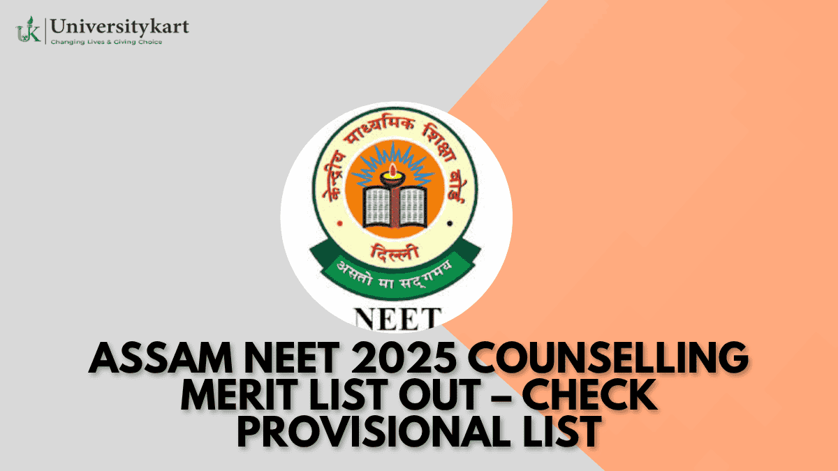 Assam NEET 2025 Counselling