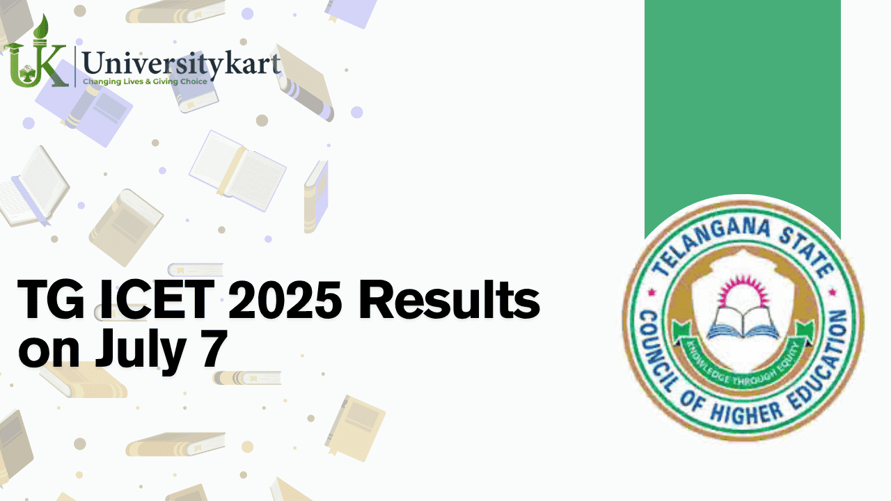 TG ICET 2025 Results on July 7