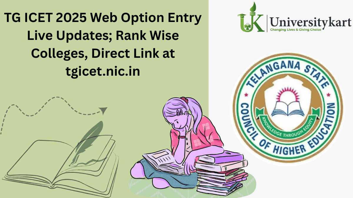 TG ICET Counselling 2025 LIVE Updates
