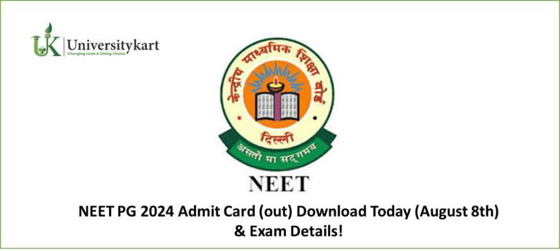 NEET PG 2024 Admit Card out