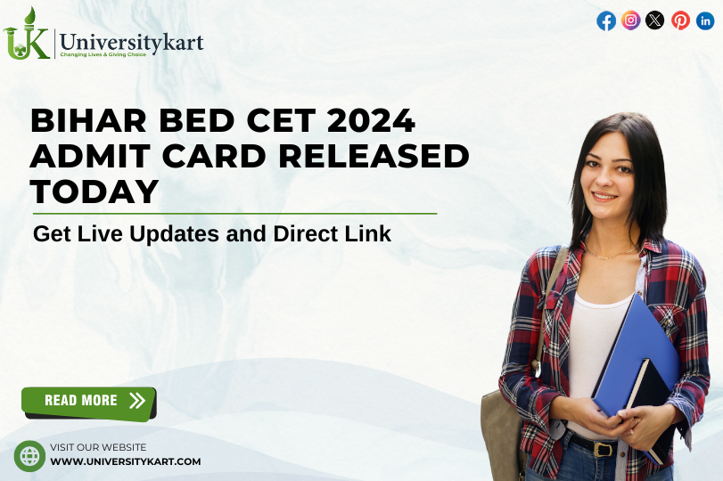 Bihar BEd CET 2024 Admit Card Released Today