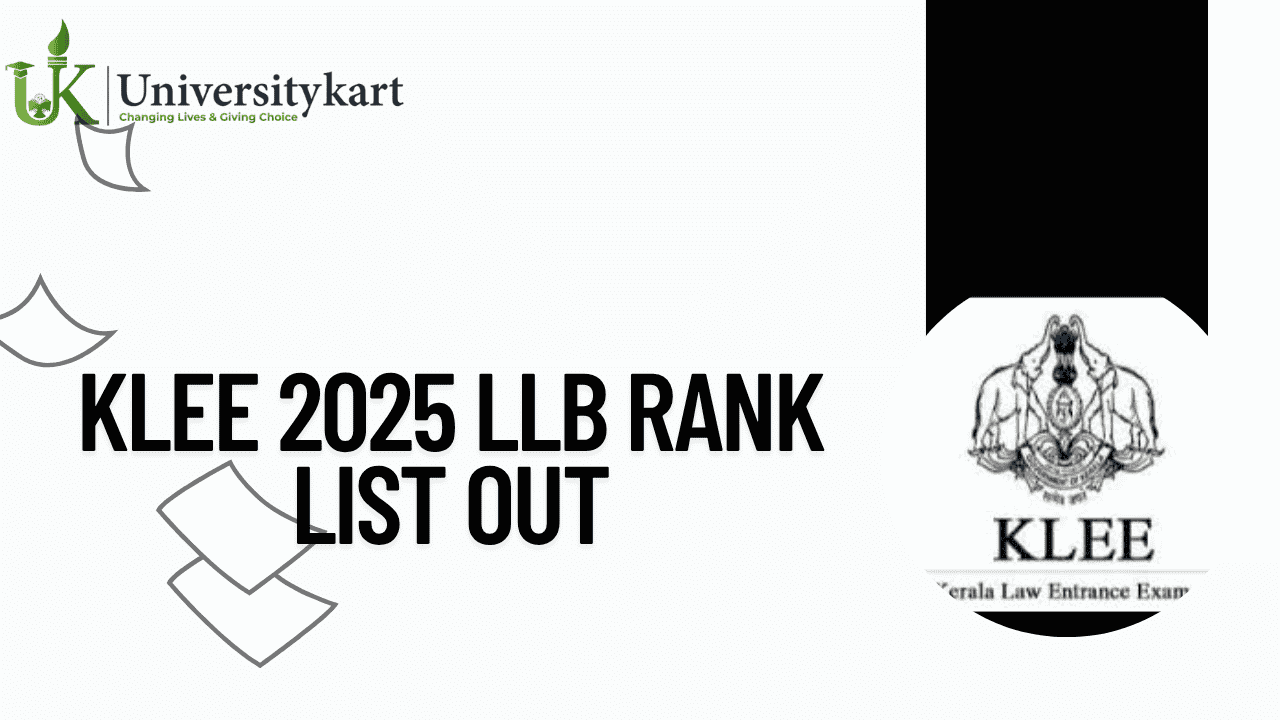 KLEE 2025 LLB Rank List OUT