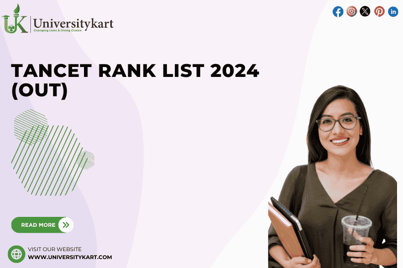 TANCET Rank List 2024 (OUT)