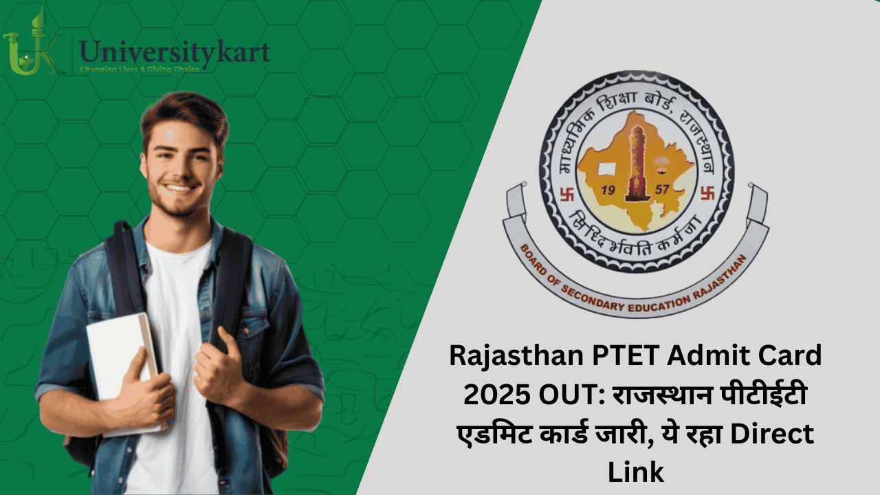 Rajasthan PTET Admit Card 2025 OUT