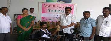 Program at Government Degree College. Tadipatri in Anantapur