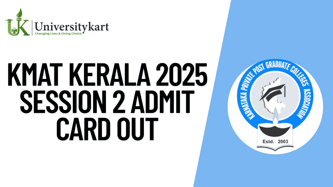 KMAT Kerala 2025 Session 2 Admit Card Out