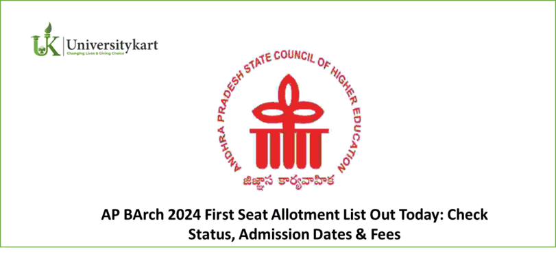 AP BArch 2024 First Seat Allotment List Out Today