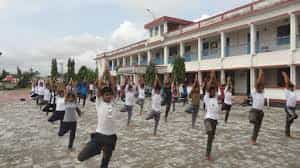 Yoga At Government Degree College, Baruva in Srikakulam	