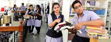 Library of Mar Ivanios College in Thiruvananthapuram