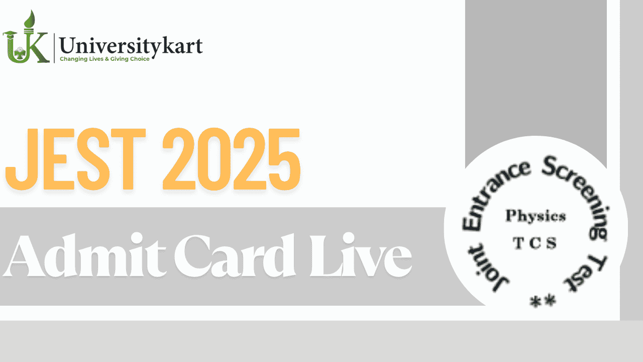 JEST 2025 Admit Card Released