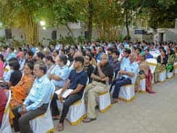 Open Air Seminar Hall of Government Degree college, Satyavedu in Chittoor	